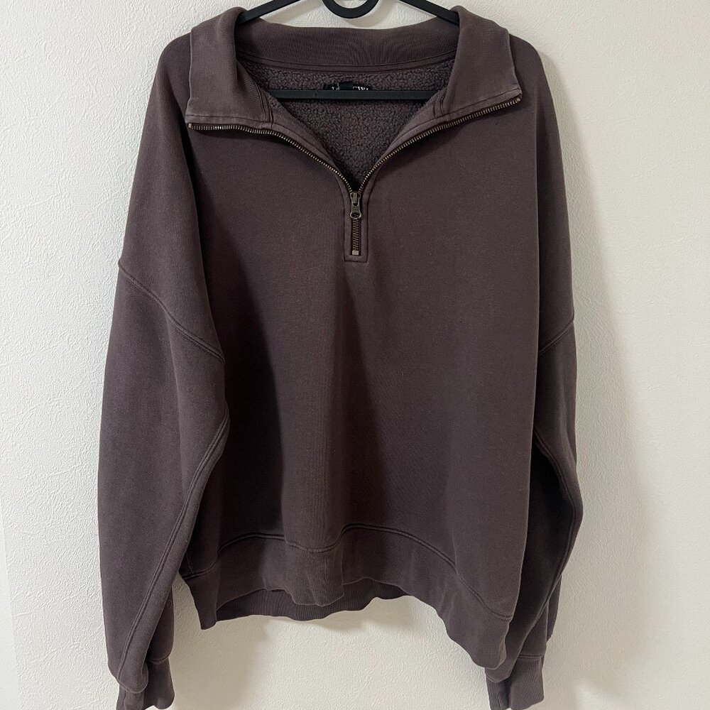 J. Crew Quarter-Zip Sweatshirt - Large